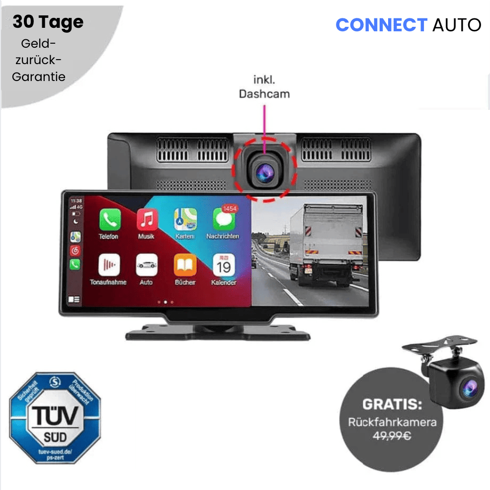 Connect Auto® - Einfache CarPlay-Installation mit Klebestreifen