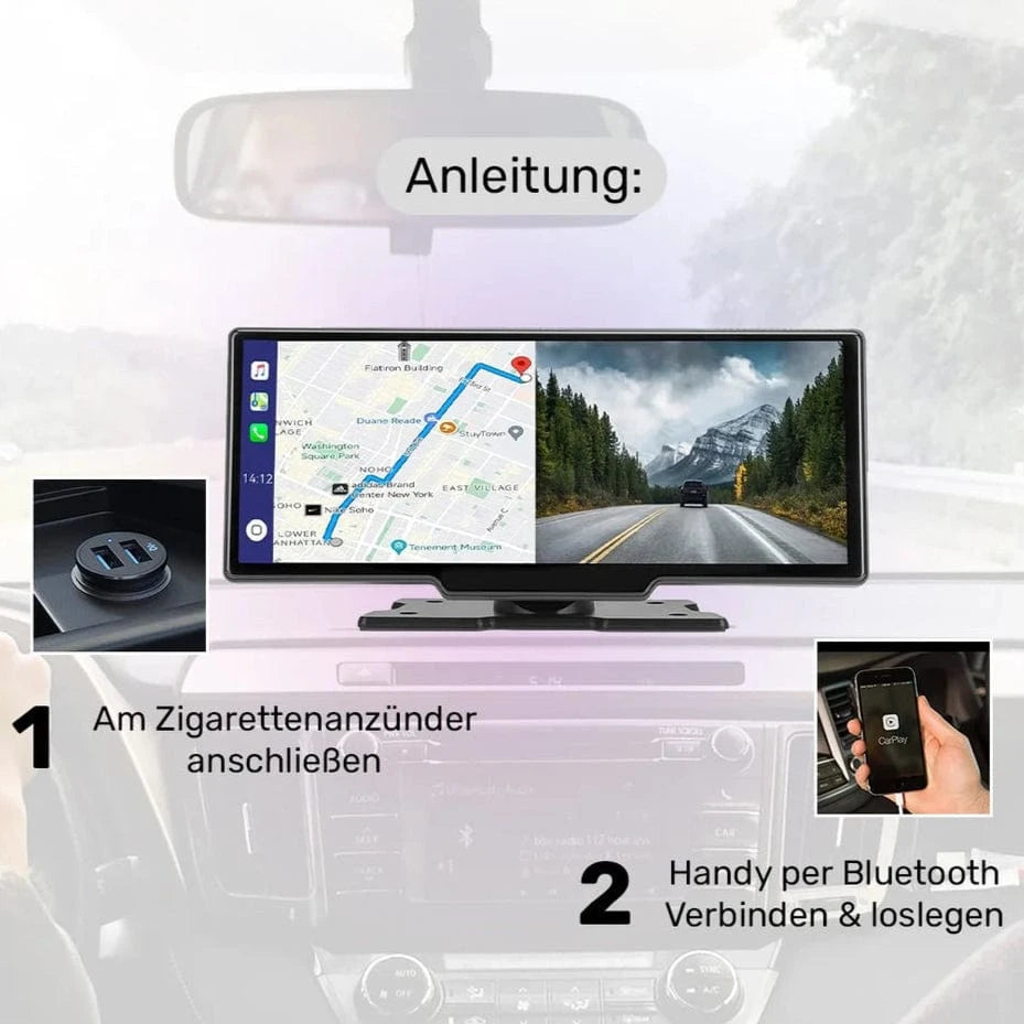 Connect Auto® - Einfache CarPlay-Installation mit Klebestreifen